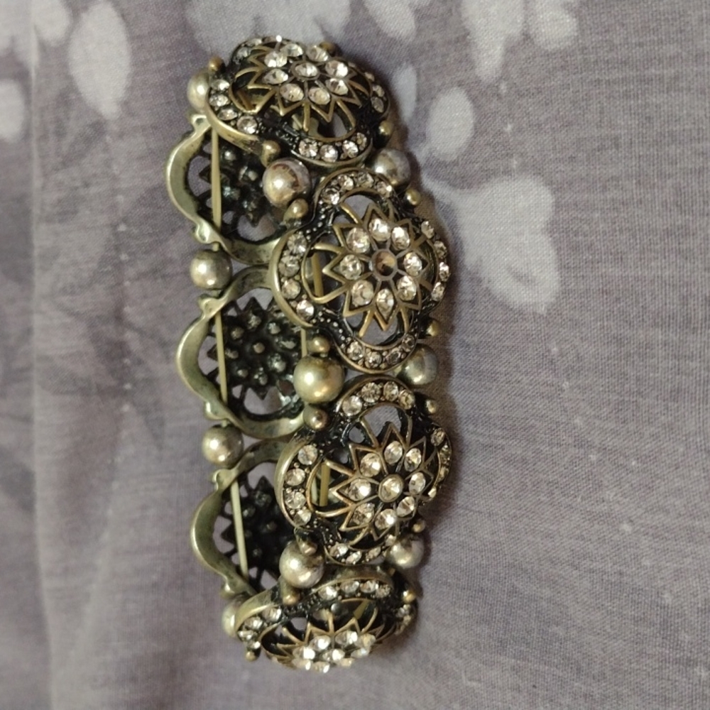 Crystal Gemstone Bracelet w/ Silver Lining